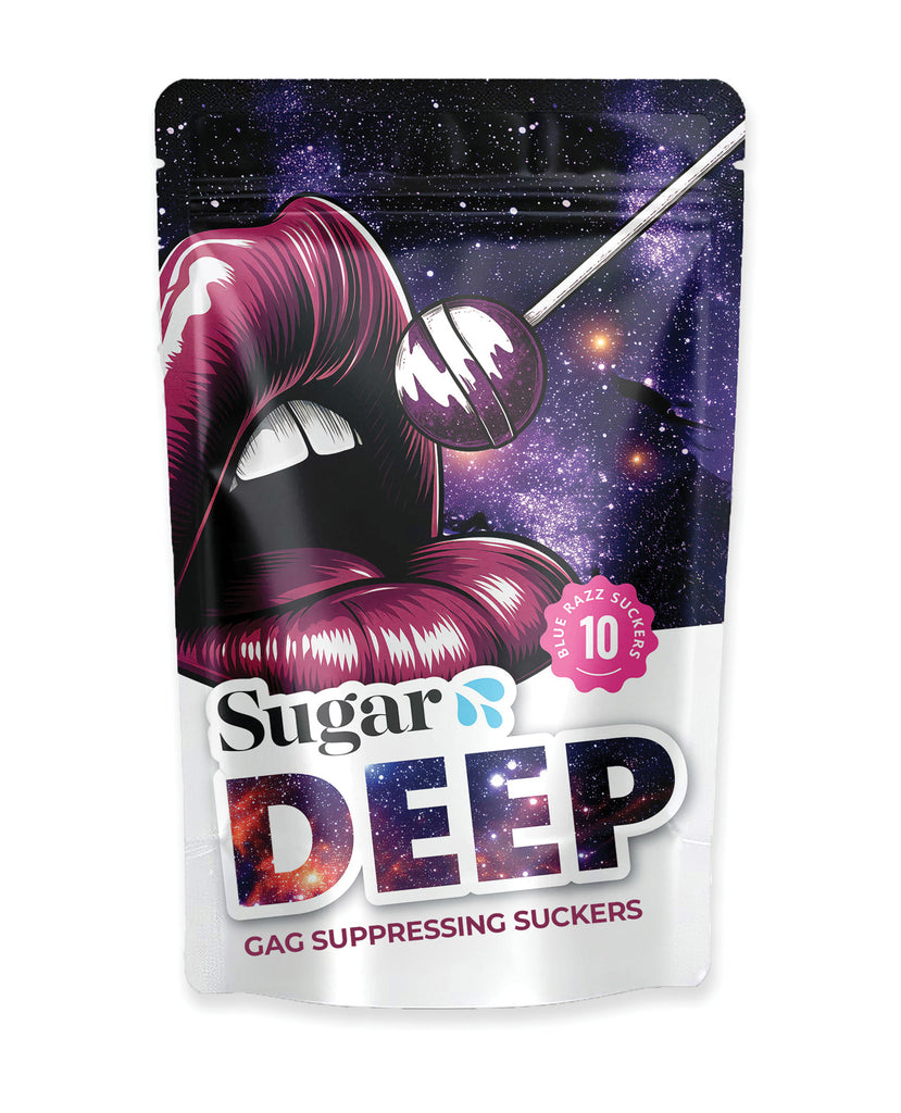 Sugar Splash Deep Gag Suppressing Suckers - 10 pcs