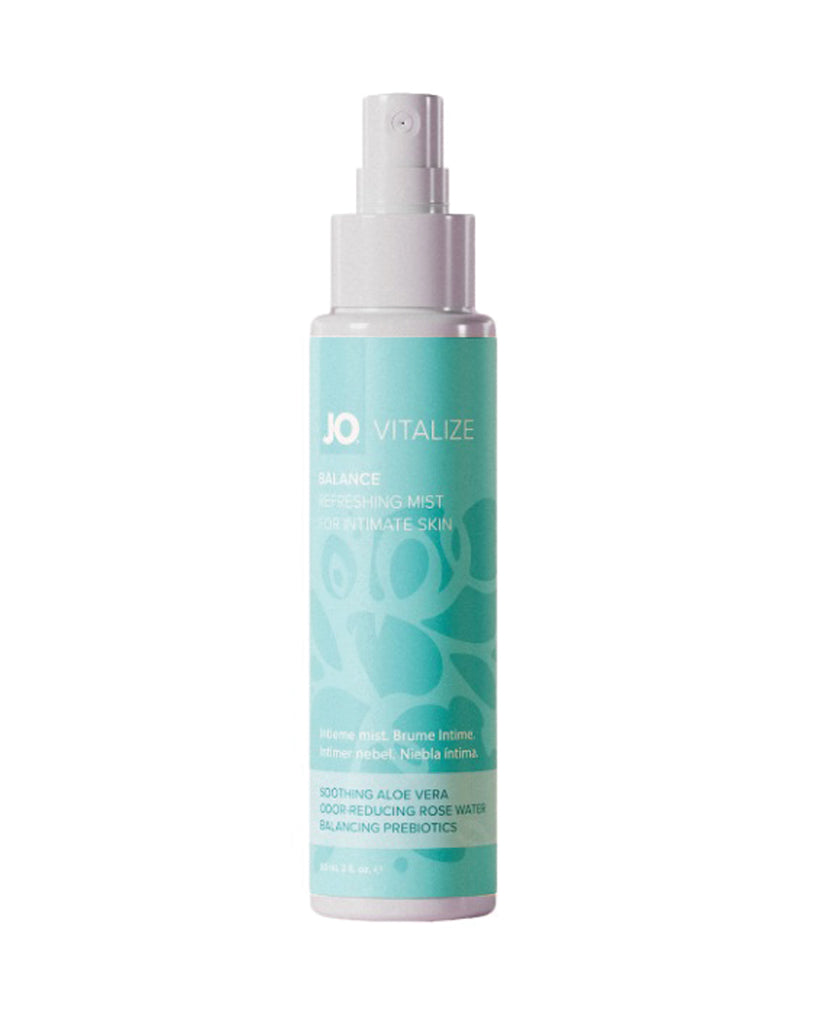 JO Vitalize Balance Refreshing Intimate Mist - Rose Scented - 2 oz Bottle