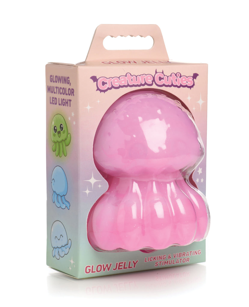 Creature Cuties Glow Jelly Licking & Vibrating Stimulator