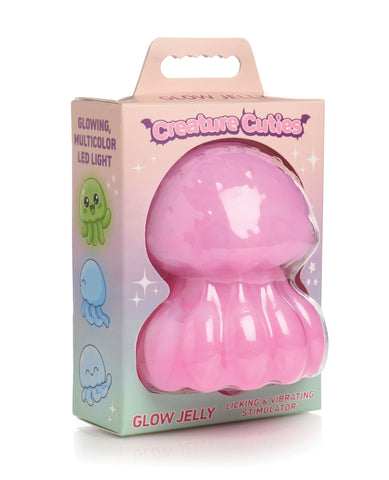 Creature Cuties Glow Jelly Licking & Vibrating Stimulator