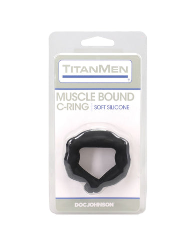 TitanMen Muscle Bound 32 mm Cock Ring - Black