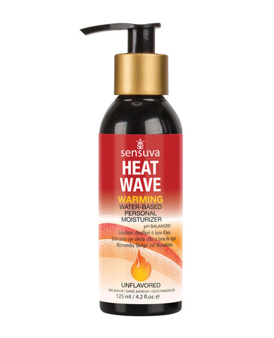Sensuva Warming Water-Based Personal Moisturizer - Heat Wave 4 oz