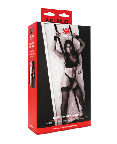 Sei Mio Cross the Threshold Door Bondage Cross System