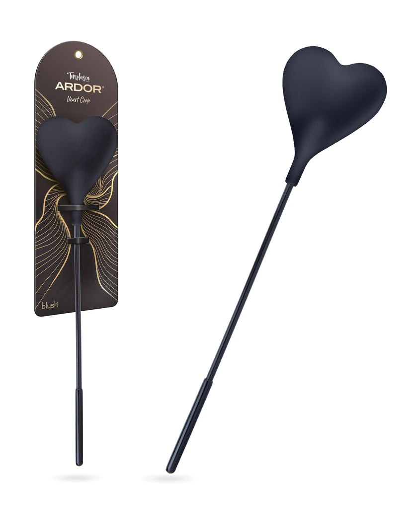 Blush Temptasia Ardor Heart Crop - Black