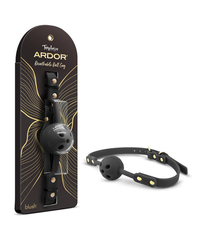 Blush Temptasia Ardor Ball Gag - Black