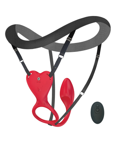 Sublime Cliffhanger Wearable Panty Vibe & Anal Plug w/Penis Access