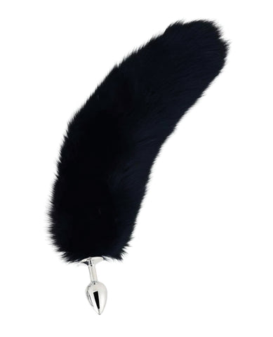Fox Tail Small Plug - Black