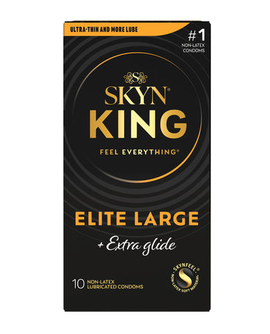Lifestyles SKYN King Elite Large Ultra Thin & Extra Glide - Box of 10