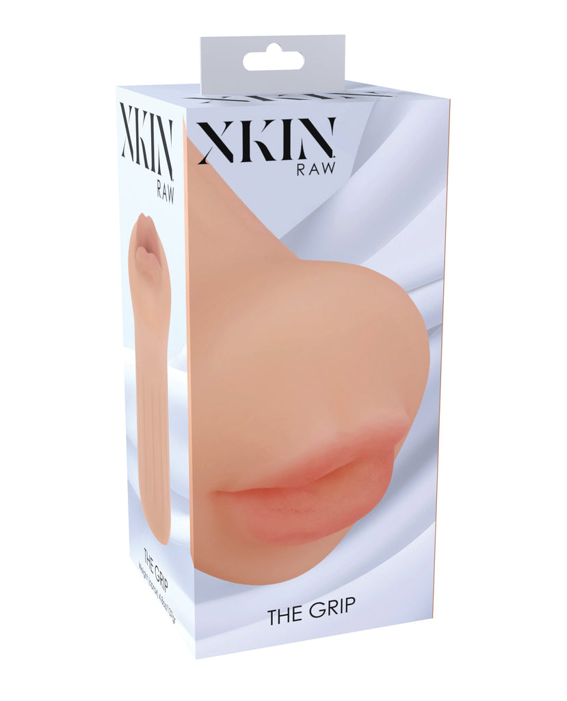 Shots Xkin RAW The Grip Small Masturbator - Flesh