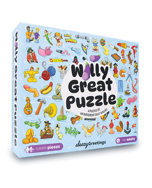 Willy Great Puzzle - Funny Penis 1000 Piece Jigsaw Puzzle
