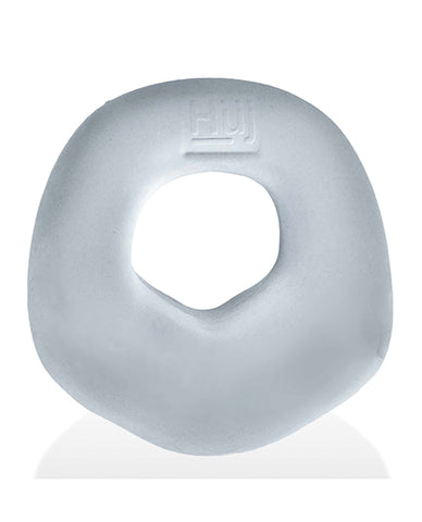 Hunky Junk Fit Bulge Hung-Style Cockring - Clear Steam