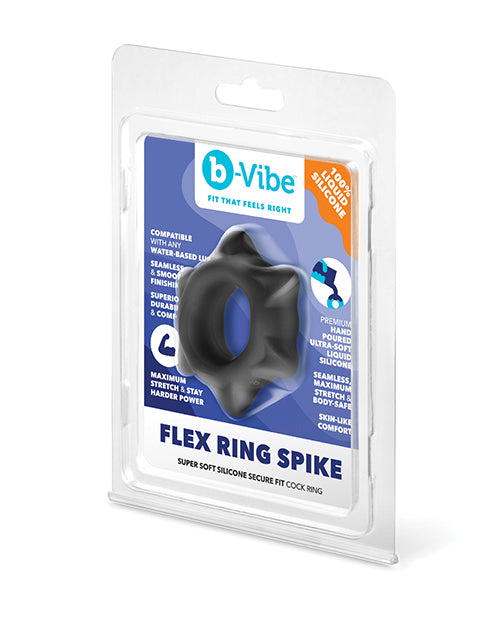 b-Vibe Flex Ring Spike Silicone Cock Ring
