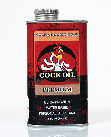 Cock Oil Water Based Lubricant - Metal Can 9 oz