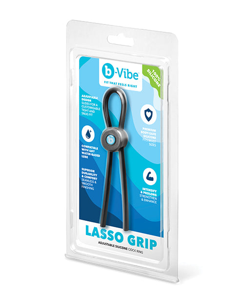 b-Vibe Lasso Grip Fully Adjustable Silicone Cock Ring