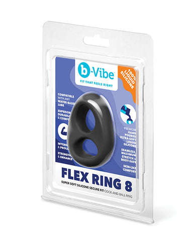b-Vibe Flex Ring Eight Silicone Cock Ring