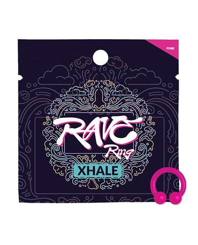 Rave Ring Xhale Single Sachet - Breath Easy Scent - Pink