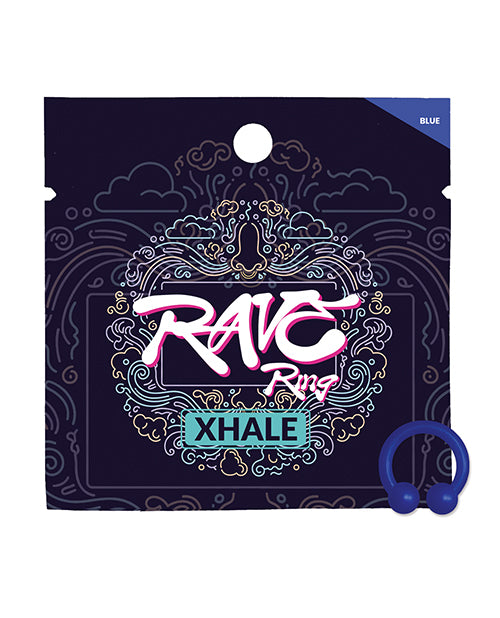 Rave Ring Xhale Single Sachet - Breath Easy Scent - Blue