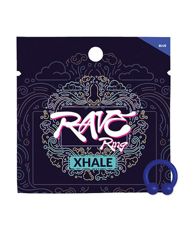Rave Ring Xhale Single Sachet - Breath Easy Scent - Blue
