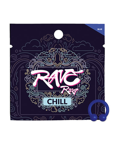 Rave Ring Chill Single Sachet - Peppermint Scent - Blue