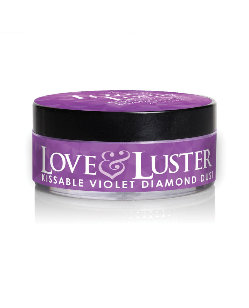 Sensuva Love & Luster Kissable Violet Diamond Dust Jar - 2 oz
