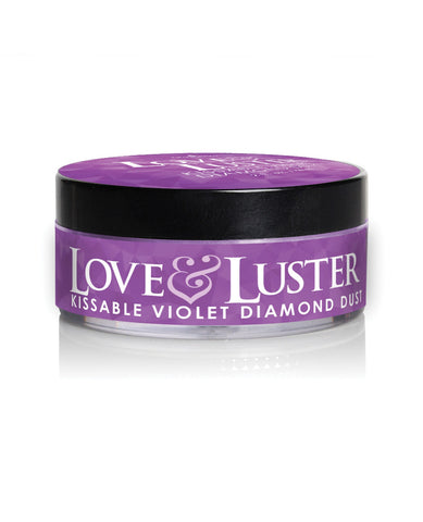 Sensuva Love & Luster Kissable Violet Diamond Dust Jar - 2 oz