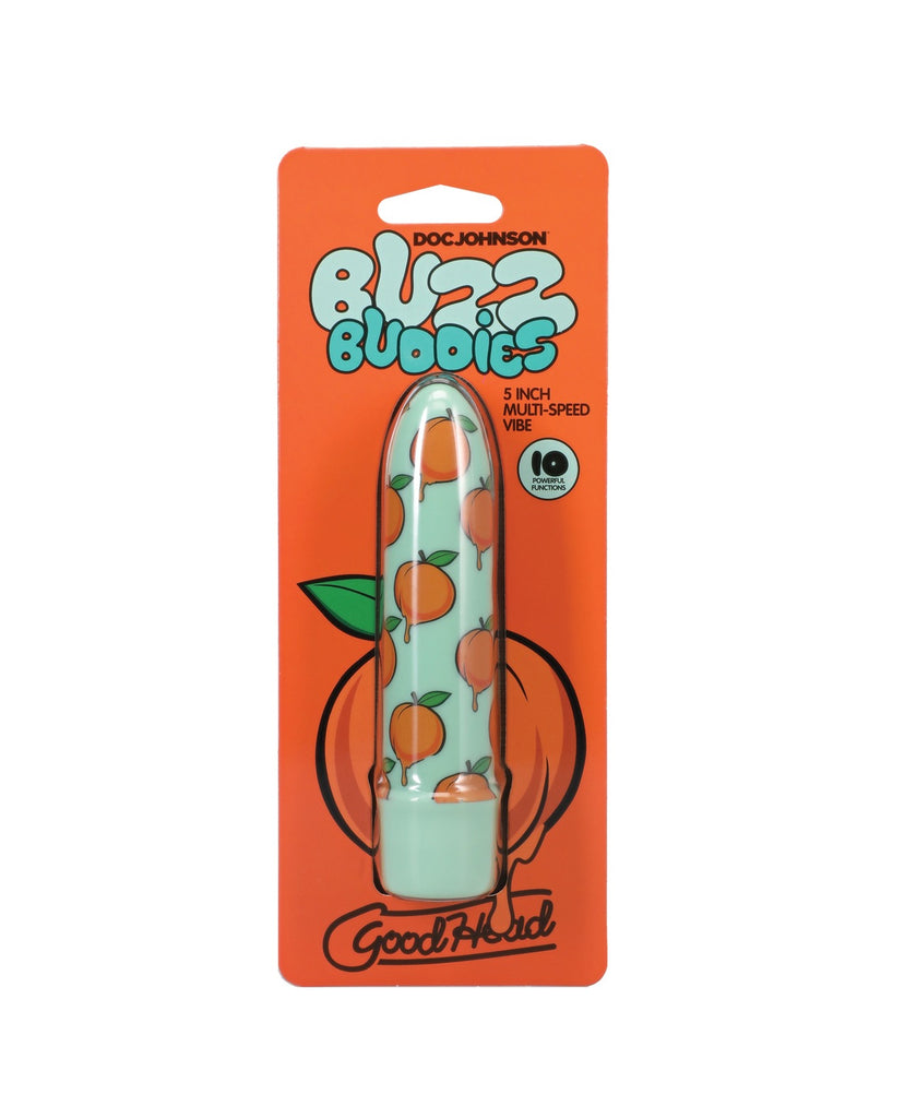 GoodHead Buzz Buddies 5" Multi-Speed Vibe - Peaches