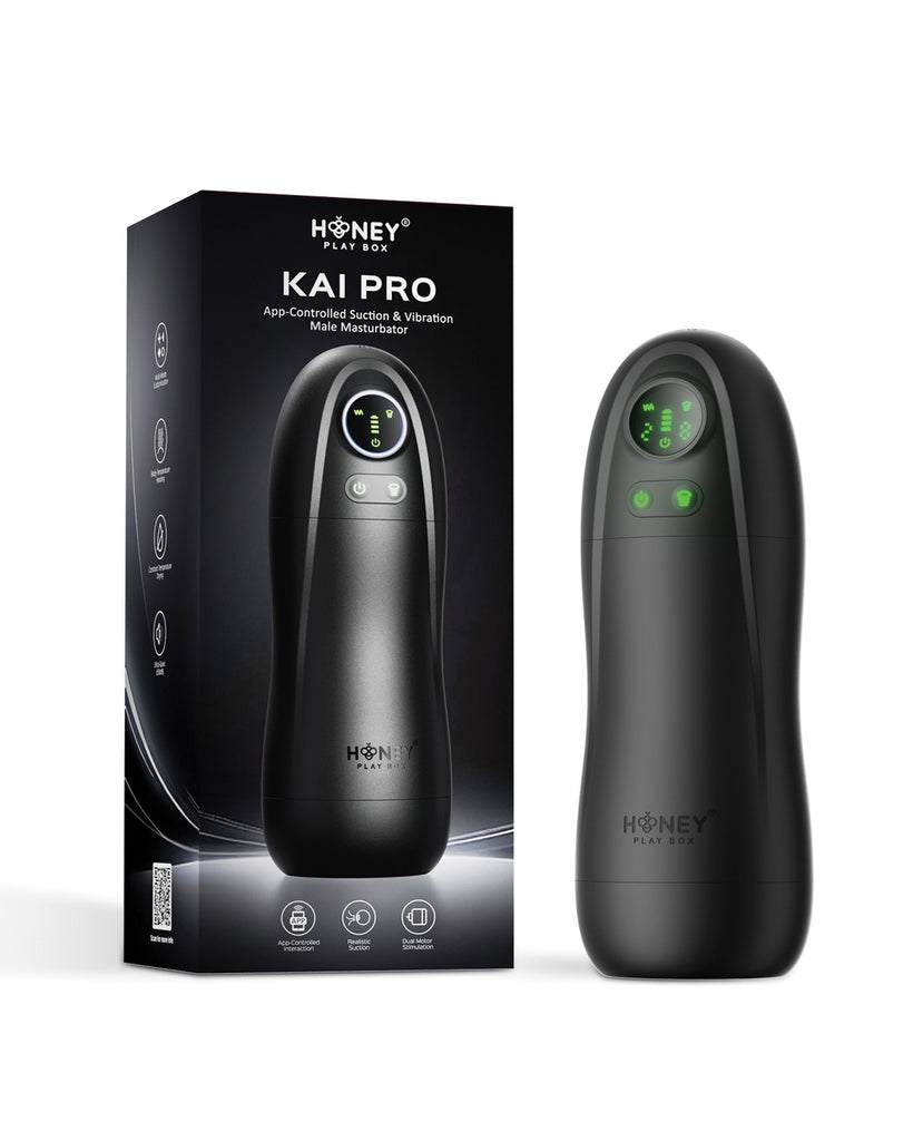 Kai Pro App-Controlled Sucking & Vibrating Male Masturbator