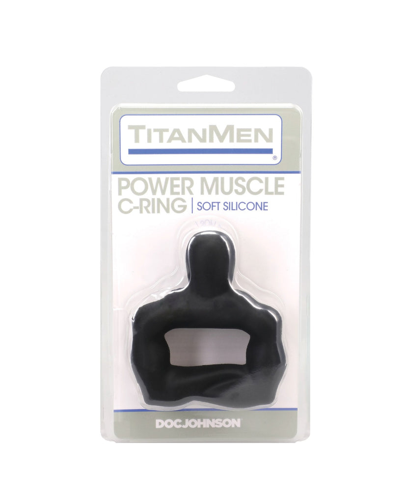 TitanMen 42 mm Power Muscle Cock Ring - Black