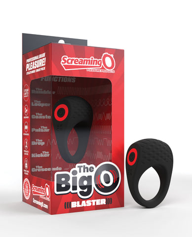 Screaming O Big O Pro Blaster Vibrating Ring - Black
