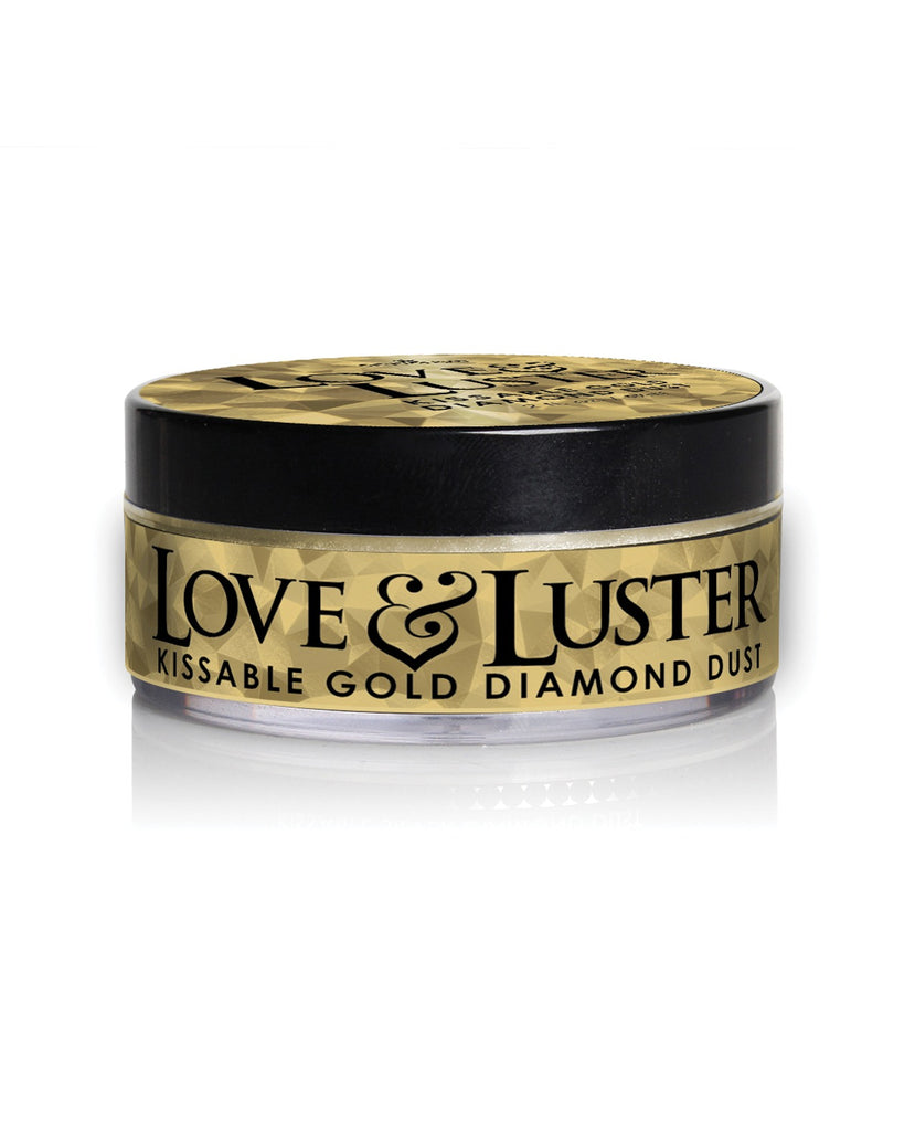 Sensuva Love & Luster Kissable Gold Diamond Dust Jar - 2 oz