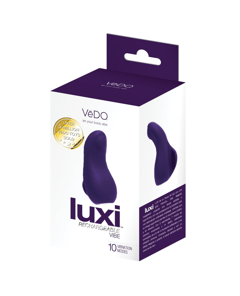 VeDo Luxi Rechargeable Clitoral Finger Vibe - Purple