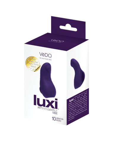 VeDo Luxi Rechargeable Clitoral Finger Vibe - Purple