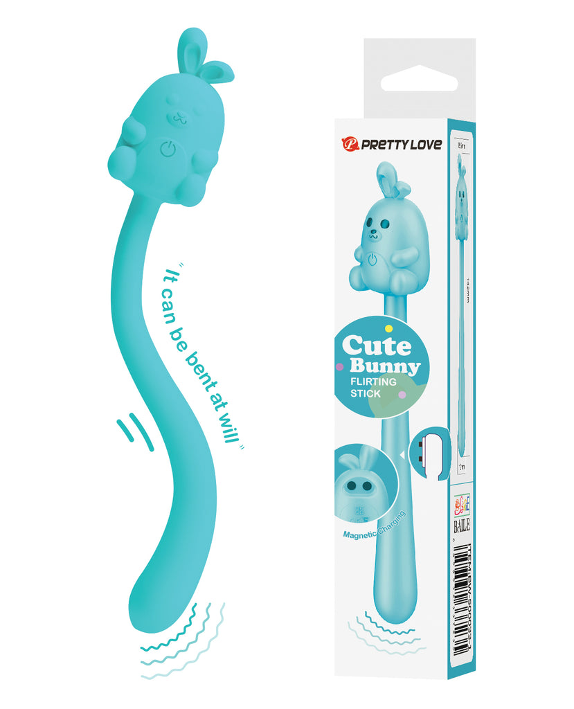 Pretty Love Cute Bunny Flirting Stick - Turquoise