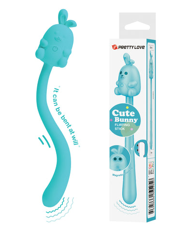 Pretty Love Cute Bunny Flirting Stick - Turquoise