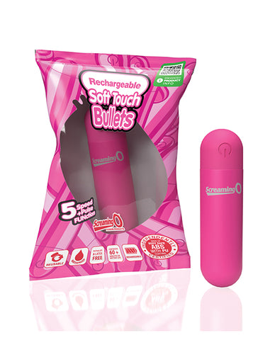 Screaming O Soft Touch Rechargeable Bullets - Pink