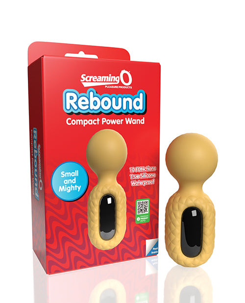 Screaming O Rebound Compact Power Wand - Bumblee Yellow