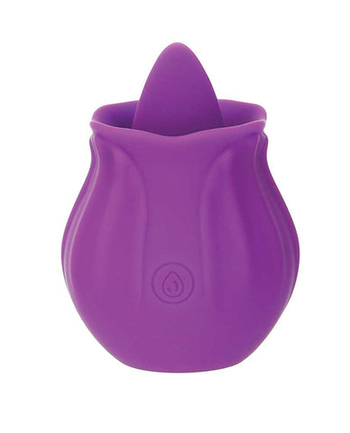 M'Lady Flickering Tongue & Vibrating Clitoral Stimulator - Purple