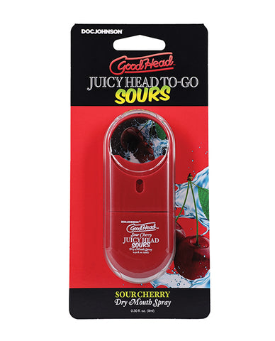 GoodHead Juicy Head Dry Mouth Spray To-Go - .30 oz Sour Blue Cherry