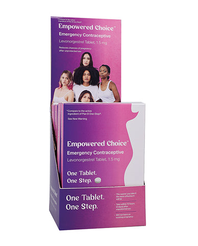Versea Empowered Choice Emergency Contraception Display Unit - 1.5 mg Tablet Display of 6