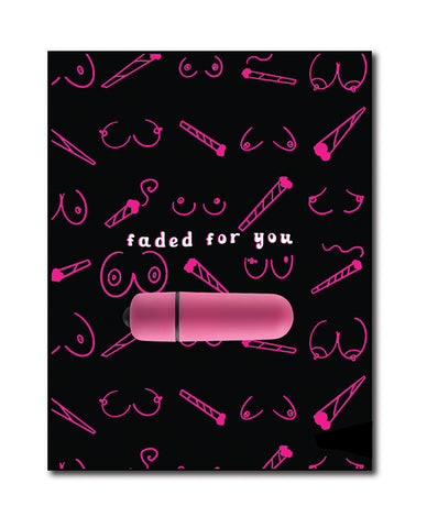 420 Foreplay Faded For You Greeting w/Rock Candy Vibrator & Fresh Vibes Towelettes