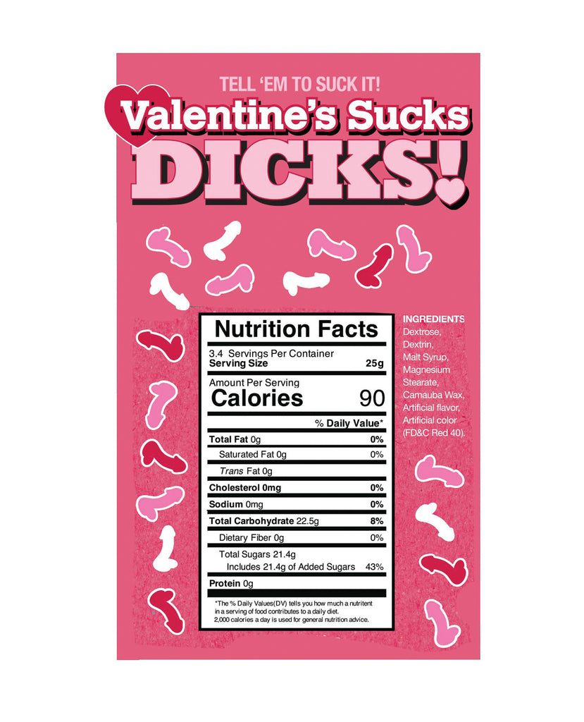 Valentine's Sucks Dicks Candy - 3 oz Bag