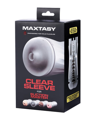 Maxtasy Suction Master Series Sleeve - Standard Clear