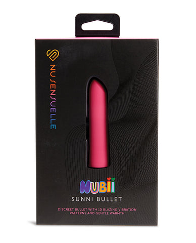 Nu Sensuelle Sunni Nubii Warming Bullet - Pink