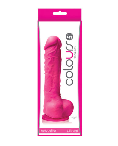 Colours Pleasures 5" Dildo w/Suction Cup - Pink