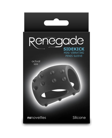 Renegade Sidekick Mini Vibrating Penis Sleeve - Black