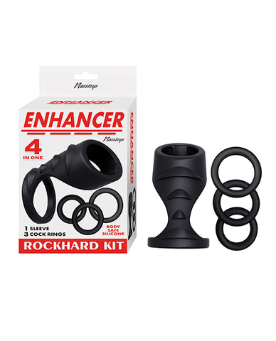 Enhancer Rockhard 4 In One Kit - Black