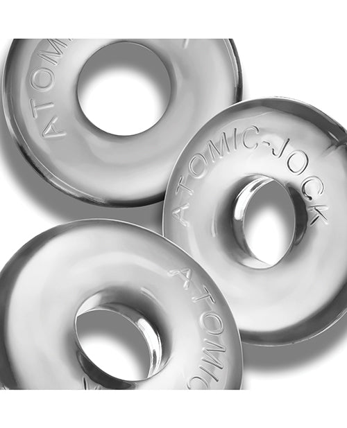 Oxballs Ringer Max 3 Pack Cockrings - Clear