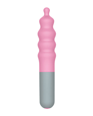 Rock Candy Bubble Gusher Stimulator - Pink/Grey