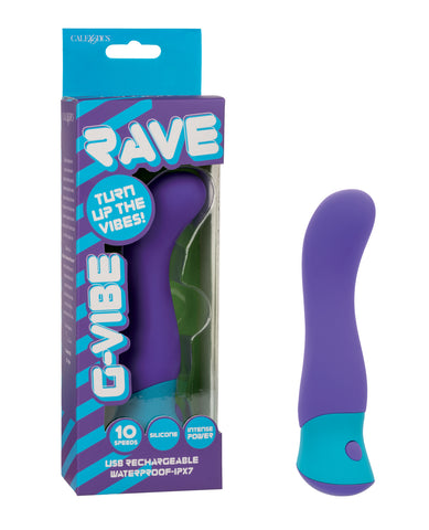 Rave G-Vibe Curved Massager - Purple/Blue