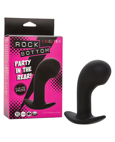 Rock Bottom Curved Prostate Probe - Black